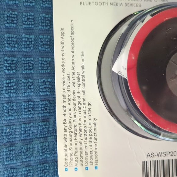 Aduro Aqua Sound Shower Speaker. NIB - Picture 6 of 10